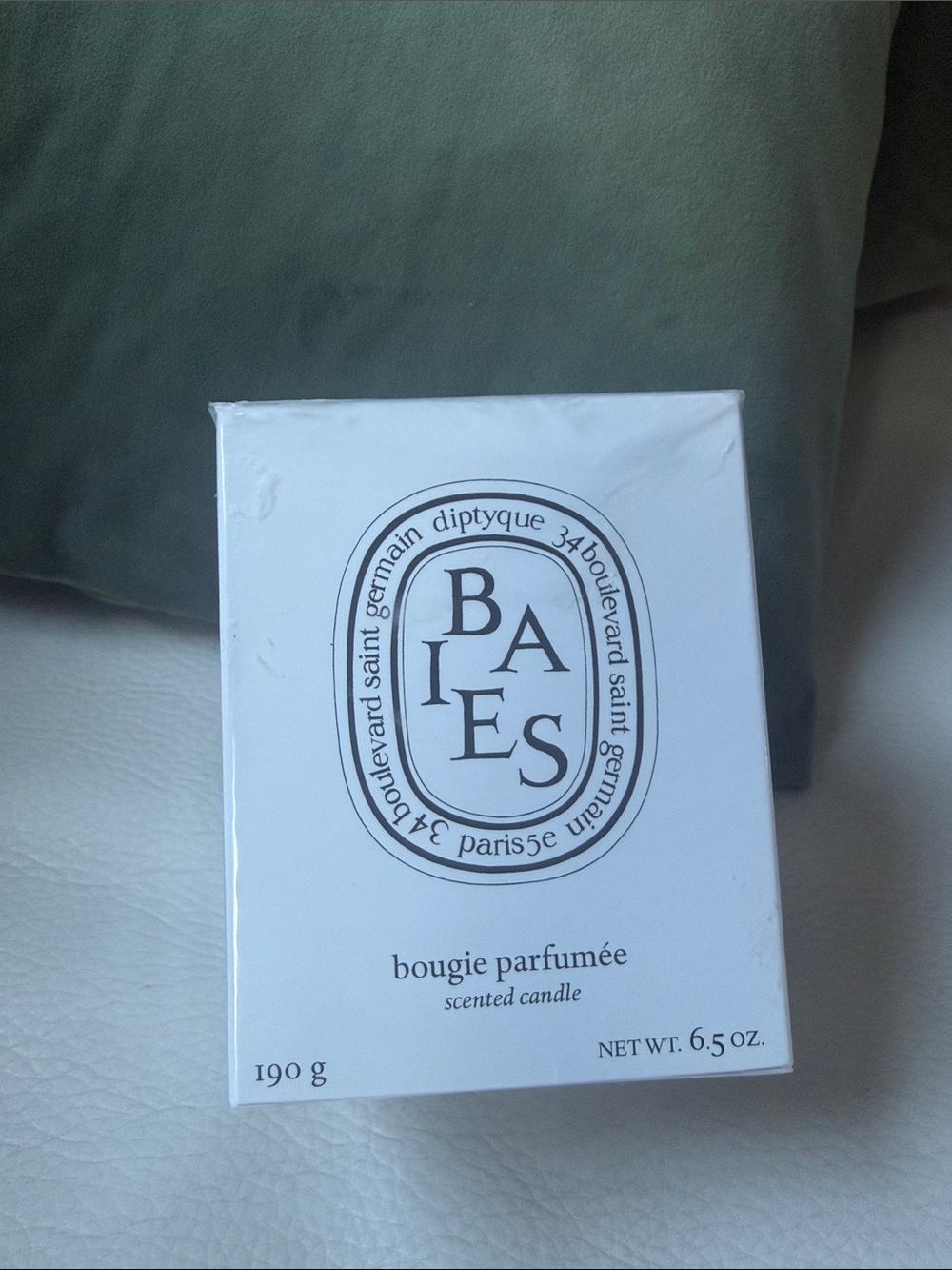 NWT Diptyque Baies Scented Candle 190g / 6.5 oz sealed